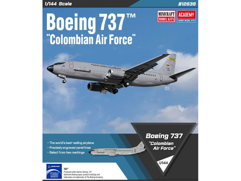 Academy Boeing 737 Colombian Air Force (1:144)