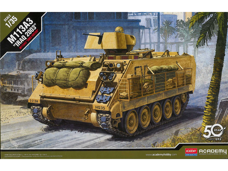 Plastikový model vojenské techniky Academy 13211 M113A3 [IRAQ 2003] 1:35 | pkmodelar.cz