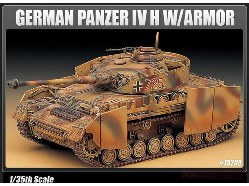 Plastikový model tanku Academy 13233 Panzer IV H with Armor (1:35) | pkmodelar.cz