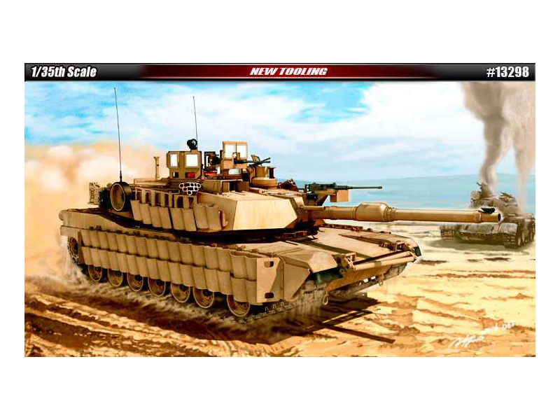 Plastikový model   na slepení  Academy 13298 M1A2 Abrams TUSK II US Army (1:35) 