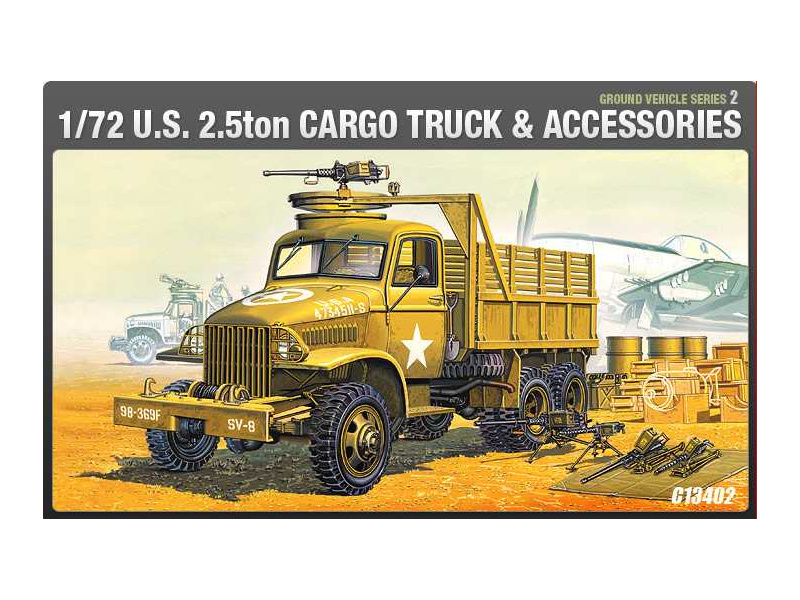 Academy 13402 US Cargotruck with Accessory (1:72)