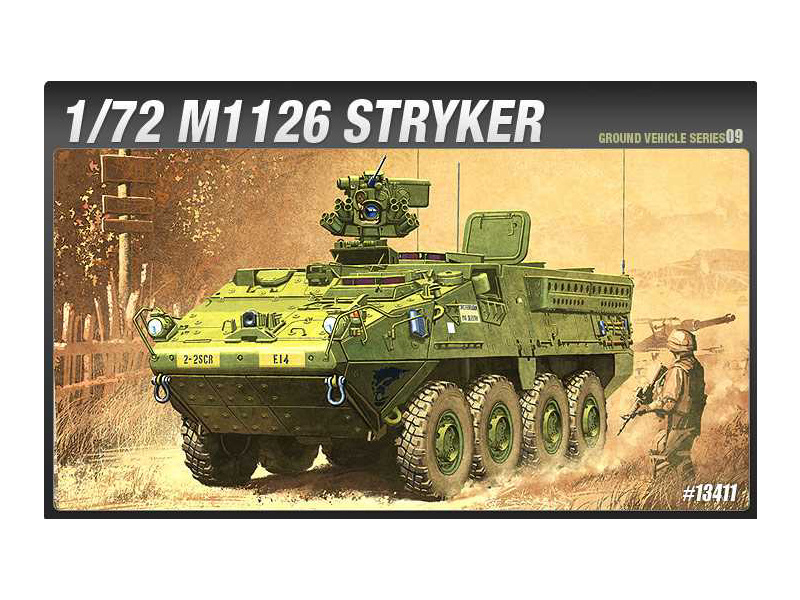 Plastikový model  na slepení Academy 13411 M1126 Stryker (1:72) 