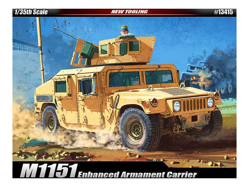 Plastikový model   na slepení Academy 13415 M1151 Enhanced Armament Carrier (1:35) 