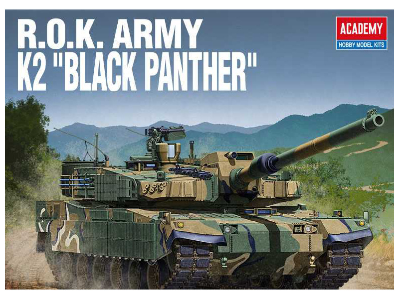 Plastikový model tanku Academy 13511 K2 Black Panther ROK ARMY (1:35)