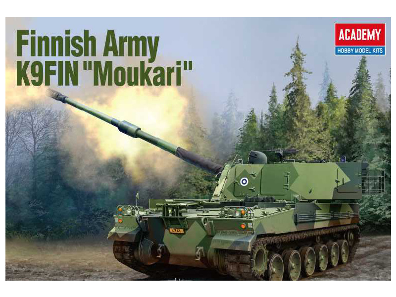 Plastikový model  na slepení Academy 13519 K9FIN Moukari Finnish Army (1:35) 