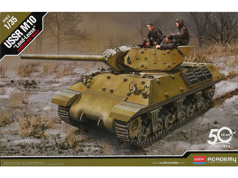 Plastikový model tanku Academy 13521 M10 Lend-Lease USSR (1:35)
