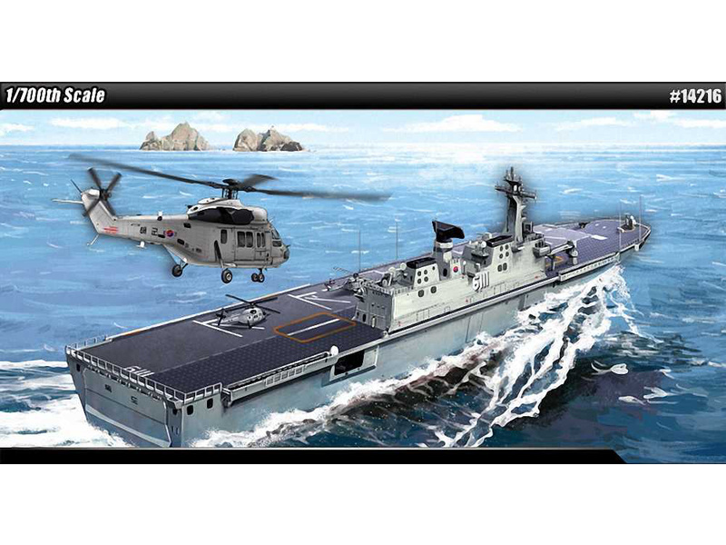 Plastikový model lodě Academy 14216 Dokdo (LPH 6111) ROK NAVY (1:700)