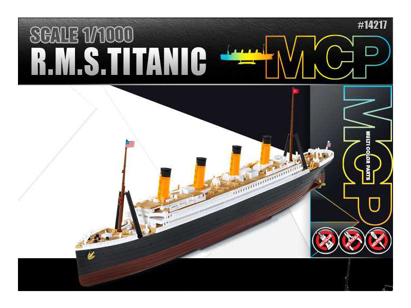 Academy Titanic (1:1000) | pkmodelar.cz