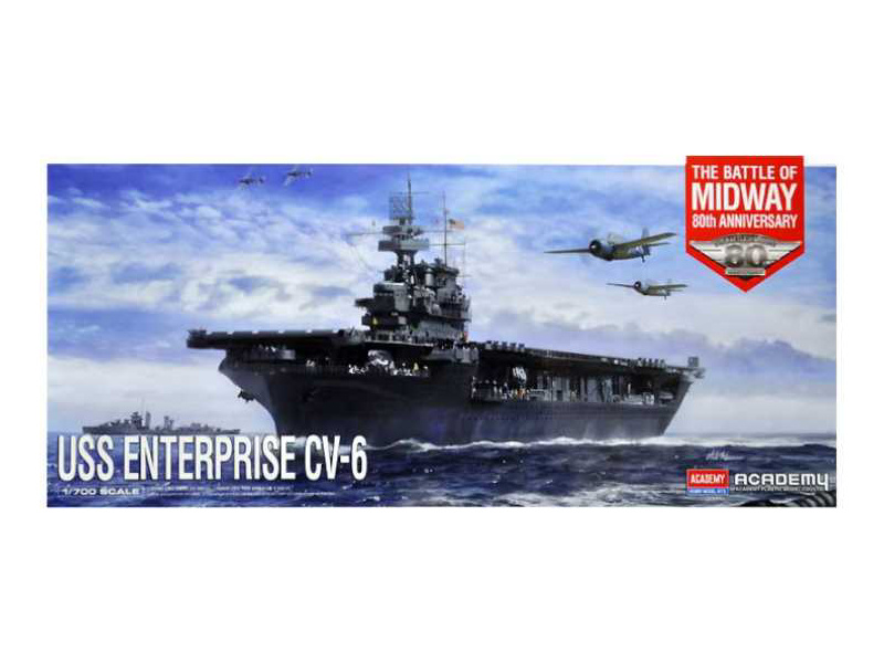 Academy USS Enterprise CV-6 "Bitva u Midway" (1:700)