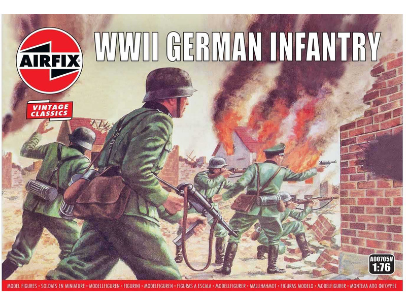 Plastikový model vojáků Airfix A00705V WWII German Infantry (1:76)