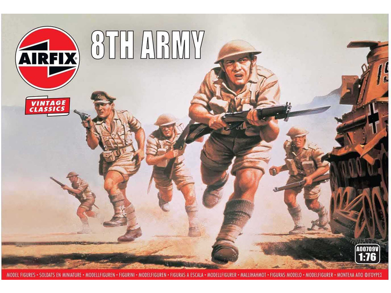 Plastikový model vojáků Airfix A00709V WWII British 8th Army (1:76)