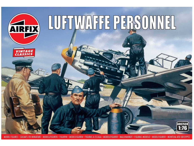 Plastikový model vojáků Airfix A00755V Luftwaffe Personnel (1:76)