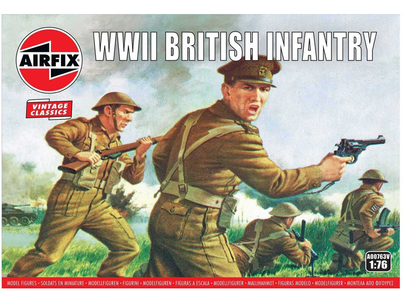 Plastikový model vojáků Airfix A00763V WWII British Infantry (1:76) | pkmodelar.cz