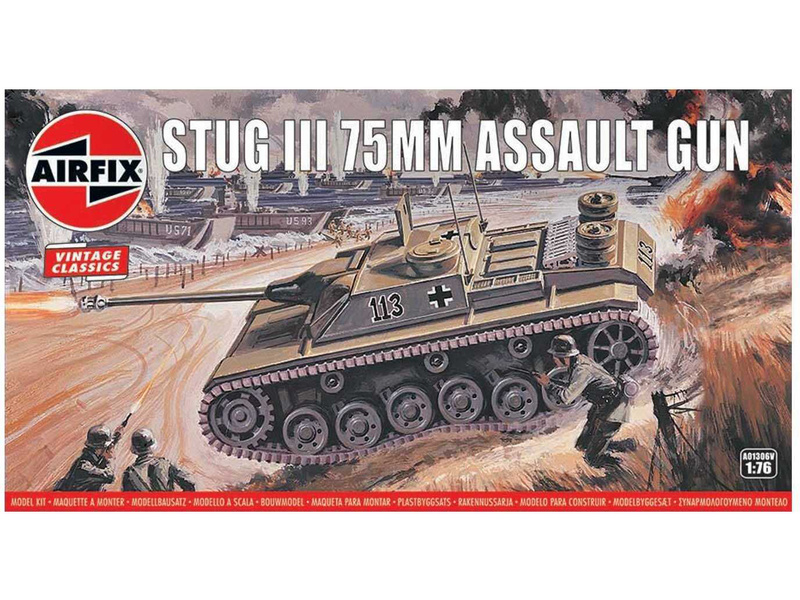 Plastikový model tanku Airfix A01306V Stug III 75mm (1:76) | pkmodelar.cz