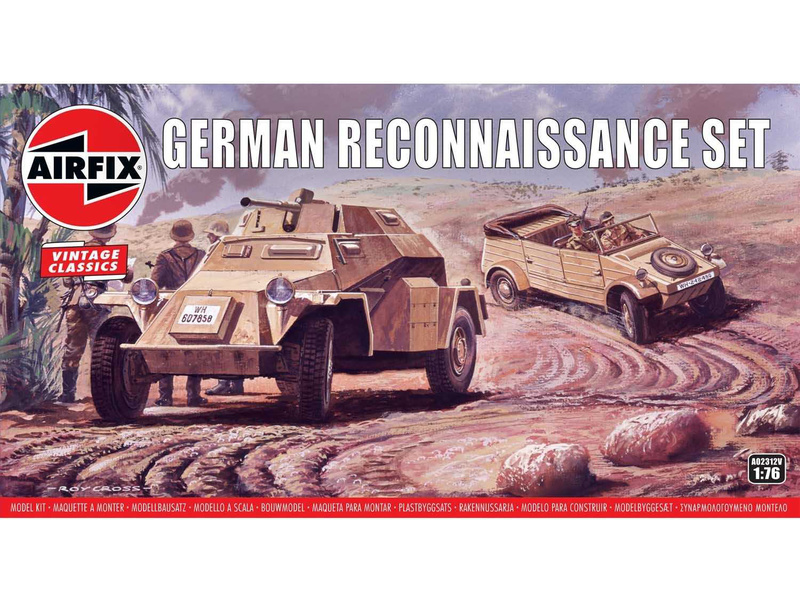 Plastikový model vojenské techniky Airfix A02312V German Reconnaisance Set (1:76)