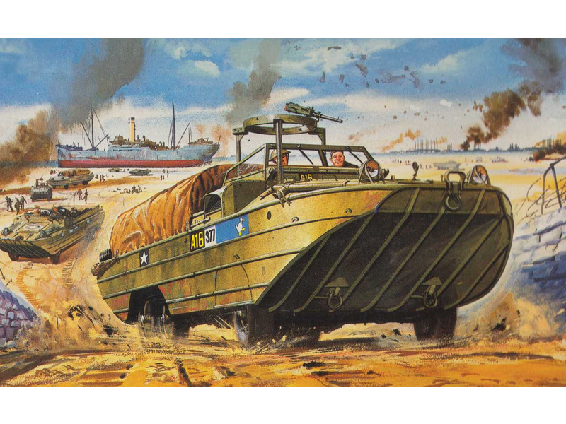 Plastikový model vojenské techniky Airfix A02316V DUKW (1:76) | pkmodelar.cz