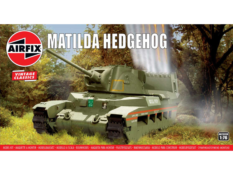 Plastikový model tanku Airfix A02335V Matilda Hedgehog (1:76)