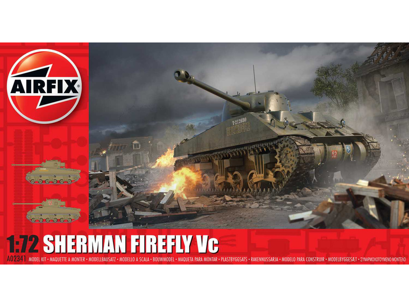 Plastikový model tanku Airfix A02341 Sherman Firefly Vc (1:72) | pkmodelar.cz