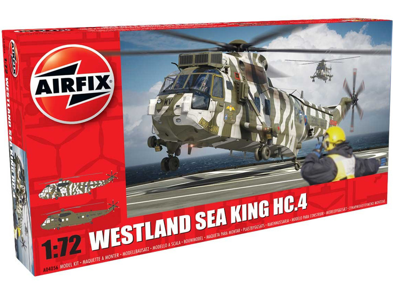 Plastikový model vrtulníku Airfix A04056 Westland Sea King HC.4 (1:72)