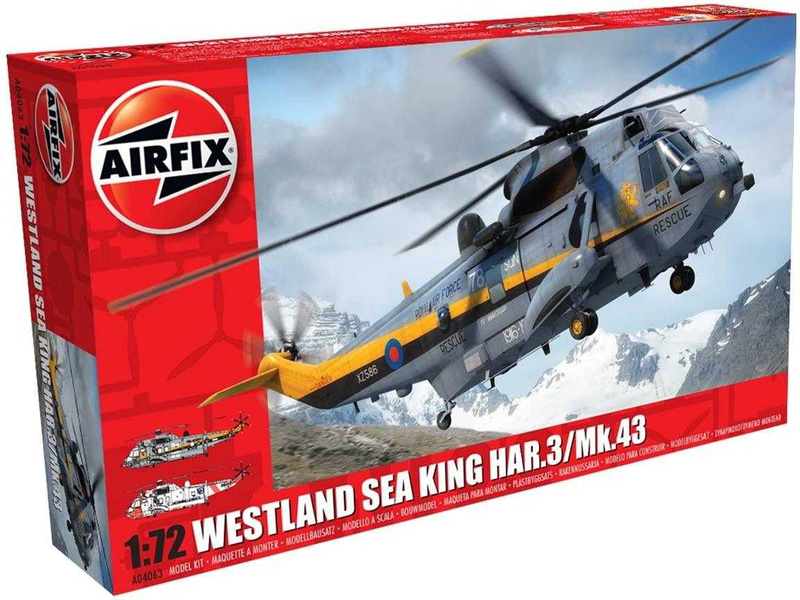 Plastikový model vrtulníku Airfix A04063 Westland Sea King HAR.3/Mk.43 (1:72)