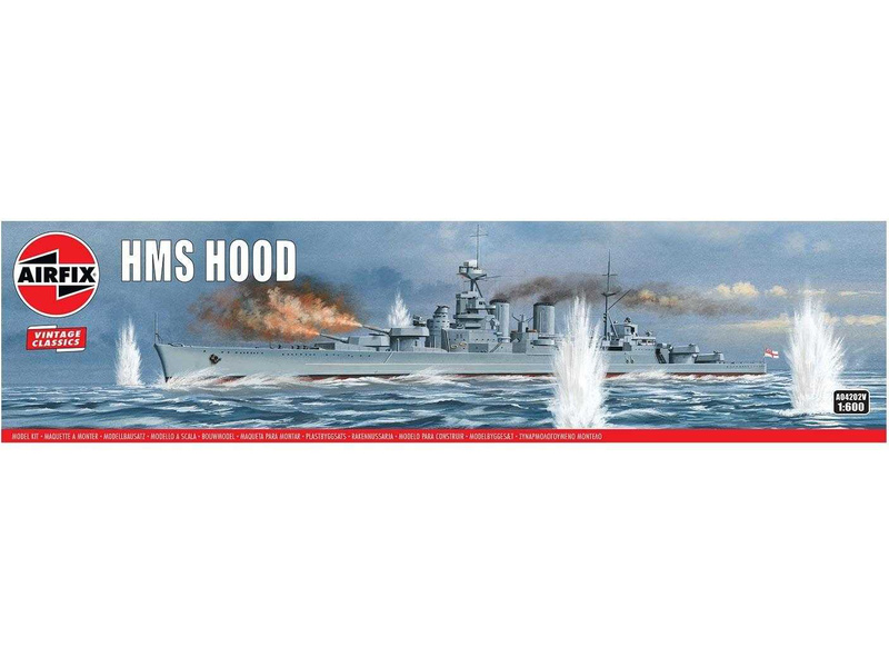 Plastikový model lodě Airfix A04202V HMS Hood (1:600) (Vintage)