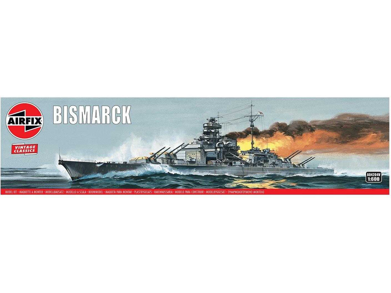 Plastikový model lodě Airfix A04204V Bismarck (1:600) (Vintage)