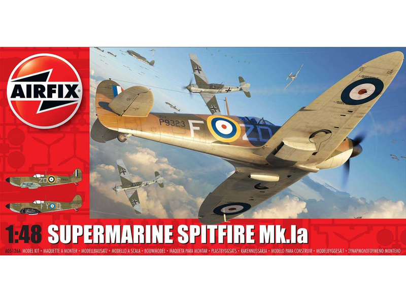 Plastikový model letadla Airfix A05126A Supermarine Spitfire Mk.1a (1:48)