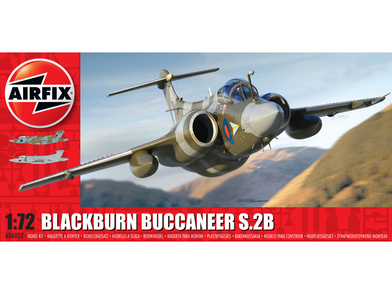 Plastikový model letadla Airfix A06022 Blackburn Buccaneer S.2 RAF (1:72)