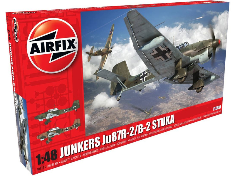 Plastikový model letadla Airfix A07115 Junkers Ju-87B-2/R-2 Stuka (1:48)