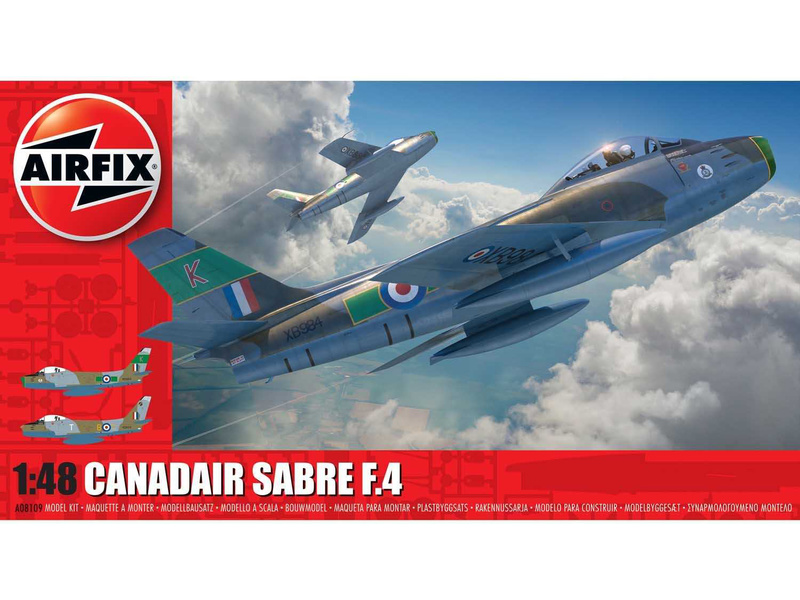 Plastikový model letadla Airfix A08109 Canadair Sabre F.4 (1:48)