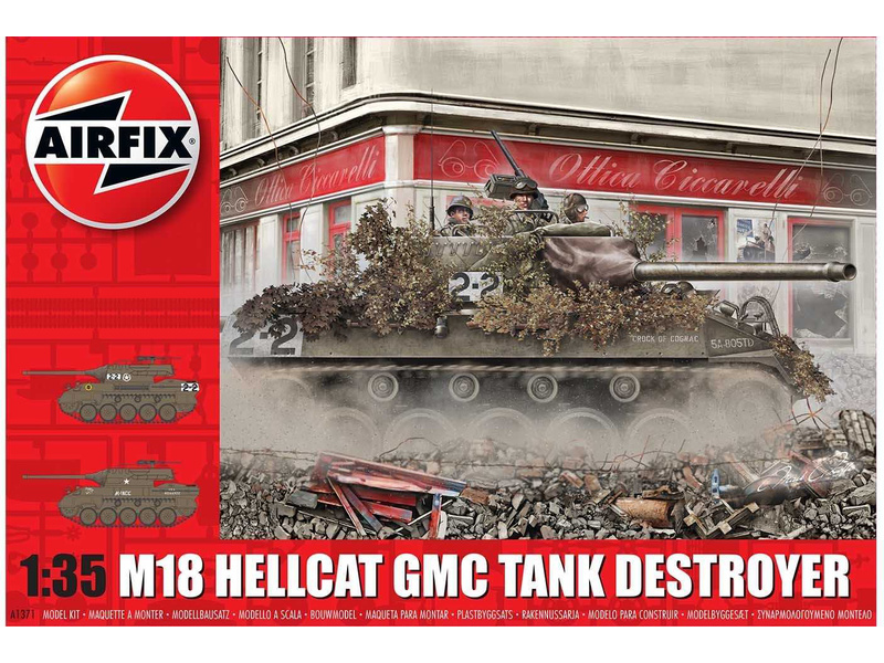 Plastikový model tanku Airfix A1371 M-18 Hellcat (1:35)