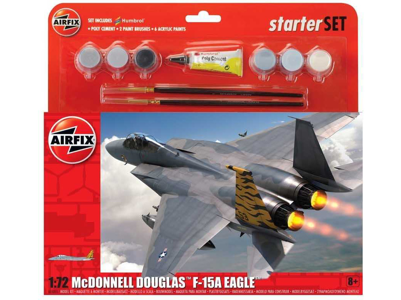 Plastikový model letadla Airfix A55311 McDonnell Douglas F-15A Eagle (1:72) (sada)