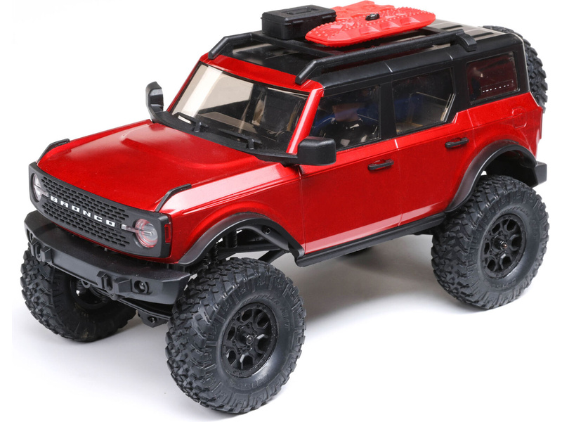 Axial SCX24 Ford Bronco 2021 1:24 4WD RTR červený | pkmodelar.cz