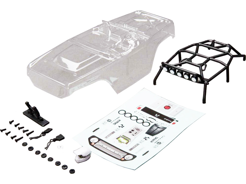 Axial karosérie čirá: SCX24 Deadbolt