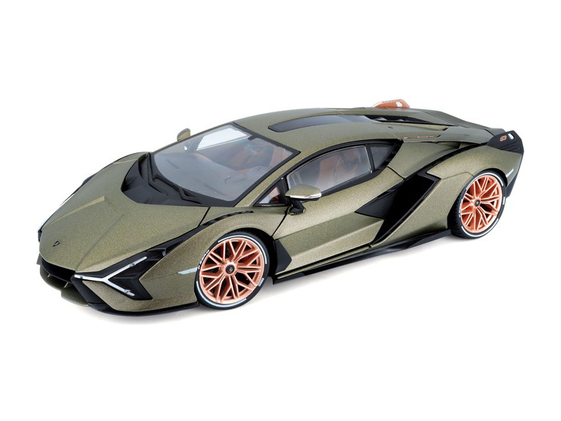 Bburago Lamborghini Sián FKP 37 1:18 zelená metalíza | pkmodelar.cz