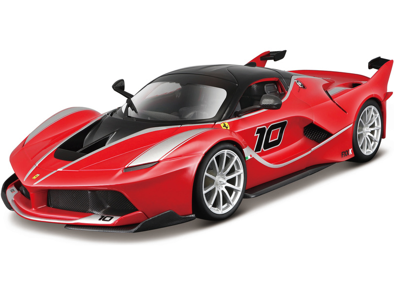 Bburago Ferrari FXX K 1:18 červená metalíza