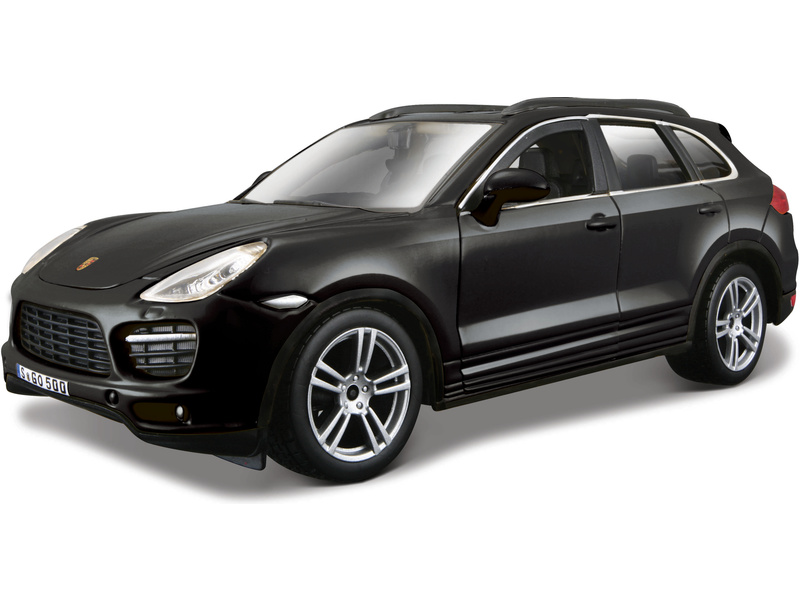 Bburago Plus Porsche Cayenne Turbo 1:24 černá | pkmodelar.cz