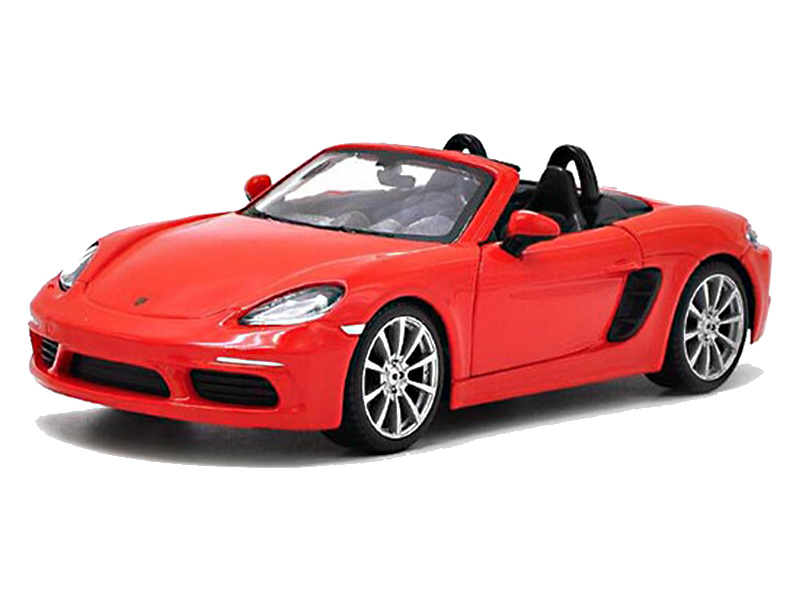 Bburago Porsche 718 Boxster 1:24 oranžová