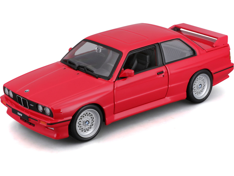Bburago BMW 3 Series M3 1988 1:24 červená
