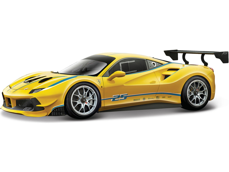 Bburago Ferrari 488 Challenge 1:24 žlutá | pkmodelar.cz