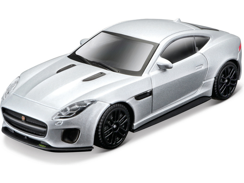 Bburago Jaguar F-Type R Dynamic 1:43 šedá metalíza