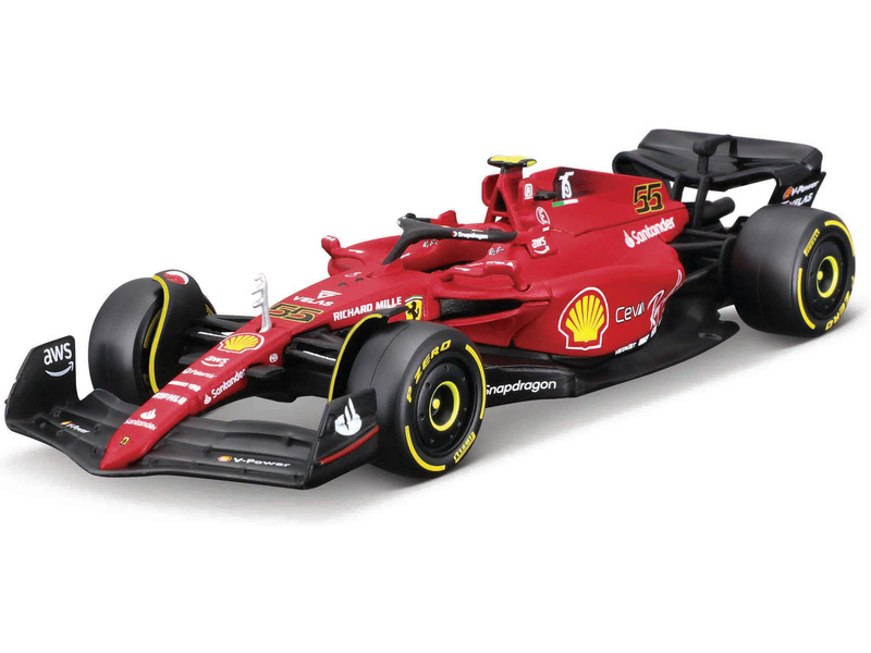 Bburago Ferrari F1-75 1:43 #55 Carlos Sainz