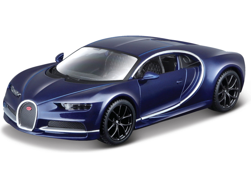 Bburago Plus Bugatti Chiron 1:32 modrá