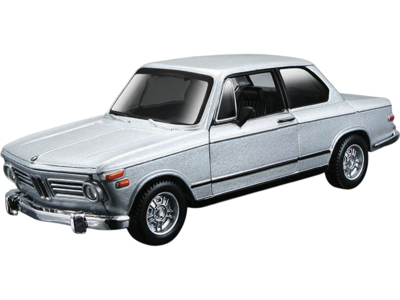 Bburago BMW 2002tii 1972 1:32 stříbrná