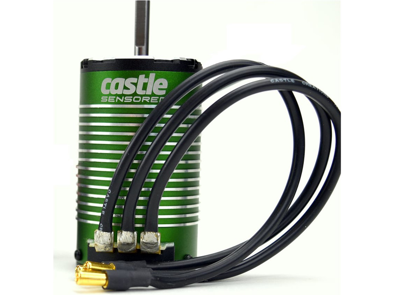 Castle motor 1515 2200ot/V senzored (konektory 4.0mm)