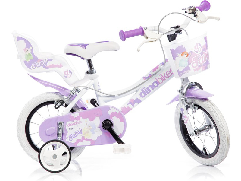 DINO Bikes - Dětské kolo 12" bílé | pkmodelar.cz