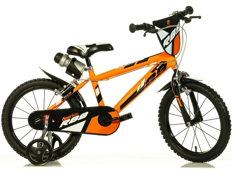 DINO Bikes - Dětské kolo 14" oranžové