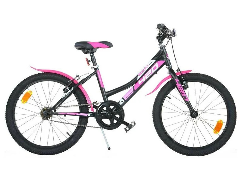 DINO Bikes - Dětské kolo 20" Aurelia černo/růžové