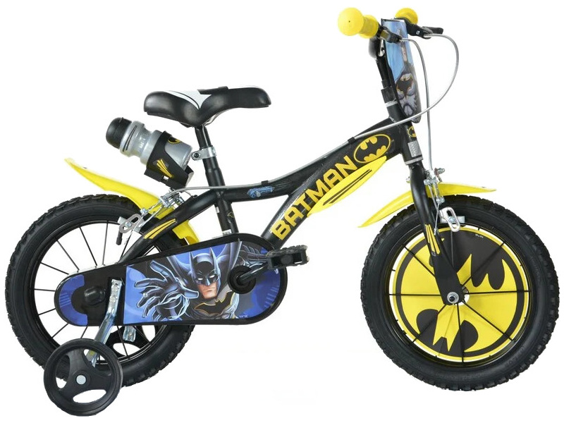 DINO Bikes - Dětské kolo 14" Batman