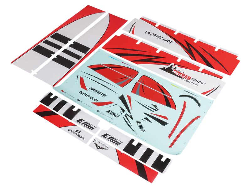 E-flite samolepky: Turbo Timber Evolution 1.5m
